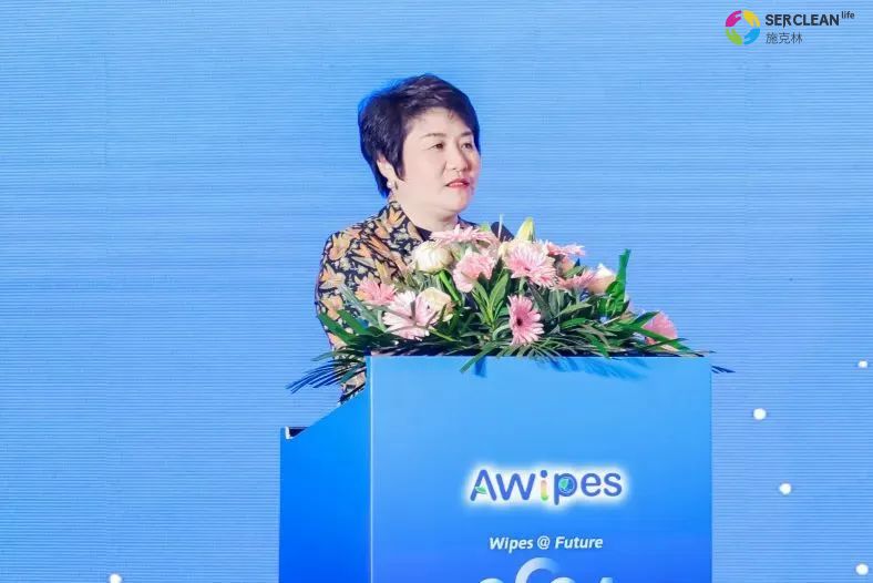 中国产业用纺织品行业协会会长李桂梅致辞